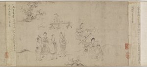 Illustrationer av sjunde månaden från Odes of Bin, Song-dynastin eller Yuan-dynastin, mitten av 1200-mitten av 1300-talet (bläck på papper)