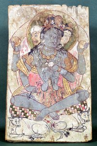 Shiva från Dandan-Willia, Hotan, c.500-527 f.Kr av Chinese School