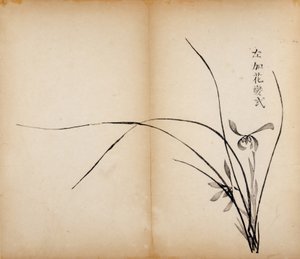 Tio Bamboo Studio Prints, 1643 (träblock) av Chinese School