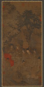 Xin Pi Tugging the Emperors Robe, Yuan eller tidiga Ming-dynastin