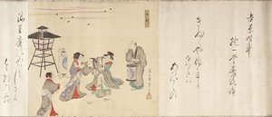 Dygnet runt i Yoshiwara av Chobunsai Eishi