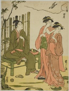 Den fjärde månaden (Shigatsu), från serien "De tolv månaderna (Juni toki)"