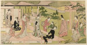 Wakana, del 1 (Wakana, jo), från serien "A Fashionable Parody of the Tale of Genji (Furyu yatsushi Genji)"