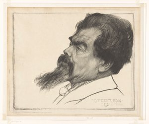 Porträtt av Jan Toorop