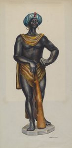 Slavreklamfigur av Chris Makrenos
