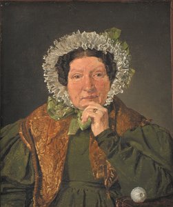Porträtt av konstnärens mor, Cecilia Margrethe Købke, född Petersen av Christen Købke