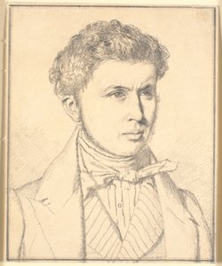 Porträtt av konstnärens bror, H.P.N. Købke (1812-39) av Christen Købke