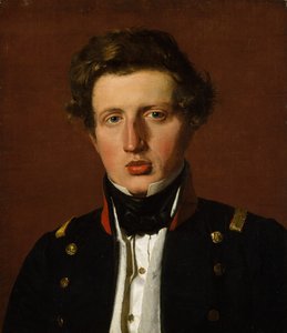 Valdemar Hjartvar Købke 1813-1893, Konstnärens Bror, ca. 1838. av Christen Købke