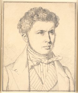 Porträtt av konstnärens bror, H.P.N. Købke (1812-39) av Christen Købke