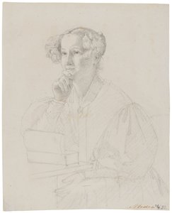 Porträtt av Susanne Dorothea Ryder 1814-1889 av Christen Købke