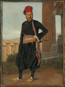 Porträtt av konstnärens svåger, medaljgravören F.C. Krohn av Christen Købke