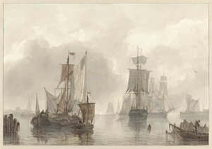 Segelbåtar av Christiaan Lodewijk Willem Dreibholtz