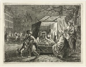 Oliebollen stå av Christiaan Meijer