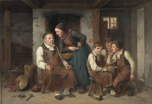 I en kopparsmedsverkstad av Christian Andreas Schleisner