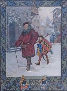 Sir John Falstaff från "Henry IV" av William Shakespeare (1564-1616), omkring 1900.
