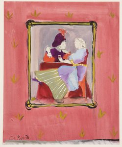 Ett utklätt par, ca 1935-45 (gouache på papper) av Christian Bérard