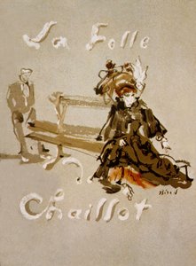Omslag till "The Madwoman of Chaillot", pjäs av Jean Giraudoux