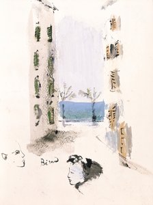 Illustration från "One Thousand Regrets", av Elsa Triolet av Christian Bérard