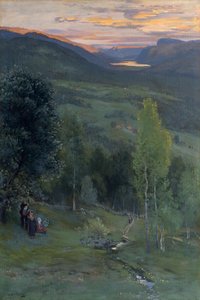 Midsommar, Eggedal (olja på duk)