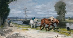 Namnlös (olja på duk) av Christian Eriksen Skredsvig