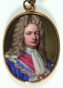 Robert Harley 1:e earl av Oxford och Mortimer, 1716 (emalj)