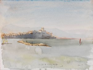 Antibes, 2017 (akvarell) av Christian Furr