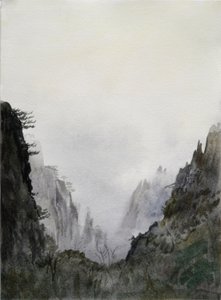 Starting to Believe, 2015 (akvarell på papper) av Christian Furr