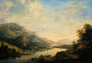 Main Region, Tyskland, ca 1750 (olja på trä)