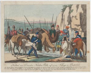 Don kosacker vilar i Tyskland, ca 1814