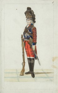 Officer vid livgardets kavalleriregemente, 1793