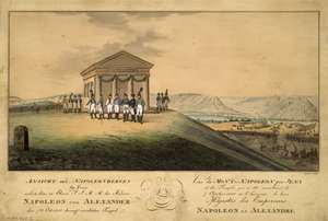 Napoleons och Alexander I:s besök på slagfältet i Jena, 1808