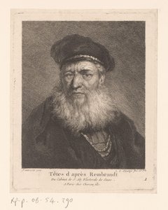 Gammal man med basker och skägg People in the Style of Rembrandt (serietitel)