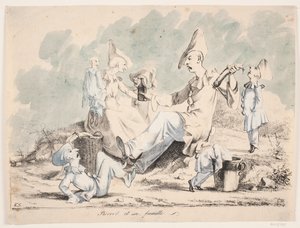 "Pierrot och hans familj" av Christian Holm