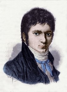 Ludwig van Beethoven (1770-1827), tysk musiker, 1802. Gravyr av Morel från en miniatyr av Horneman. av Christian Hornemann