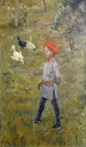 Per med hönsen, Hvitsten av Christian Krohg