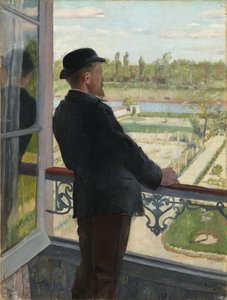 Porträtt av den svenske målaren Karl Fredrik Nordström (1855-1923) 1882 (olja på duk) av Christian Krohg