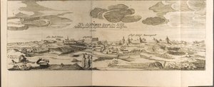 Narva Illustration från resor till den store hertigen av Muscovy och kungen av Persien av Adam Olear