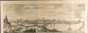Narva Illustration från resor till den store hertigen av Muscovy och kungen av Persien av Adam Olear