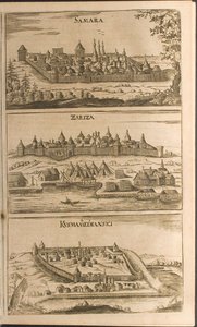 Samara, Tsaritsyn och Kozmodemyansk Illustration från resor till den store hertigen av Muscovy och