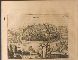 Tver Illustration från resor till den store hertigen av Muscovy och kungen av Persien av Adam Oleari av Christian Lorenzen Rothgiesser