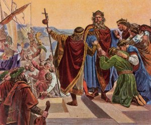 Barbarossas farväl före sin kryssning av Christian Ludwig Leonhard Gey