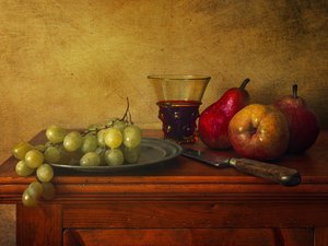 Klassisk frukt och vin