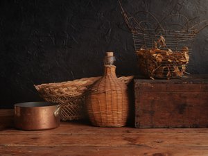 Stiliserat stillbildsmotiv i lantlig stil