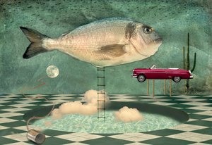 En surrealistisk fiskdrömvärld av Christian MARCEL