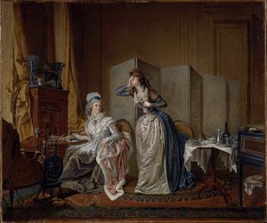 De dåliga nyheterna, 1794. av Christian Marie Colin De La Biochaye
