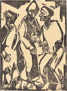 Överläggningsråd, 1913. av Christian Rohlfs
