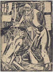 Den förlorade sonens återkomst, 1916. av Christian Rohlfs