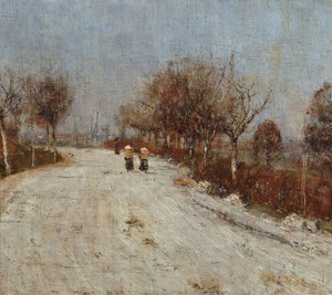 Vägen till Gelmeroda, 1893 av Christian Rohlfs