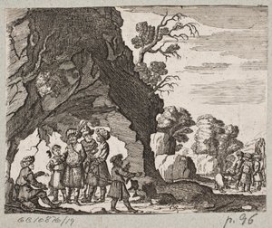 Illustration till Adam Olearius, "Persian Rosenthal av en genial poet Schich Saadi […]", Schleswig 1660