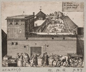 Orientalisk gårdsmiljö